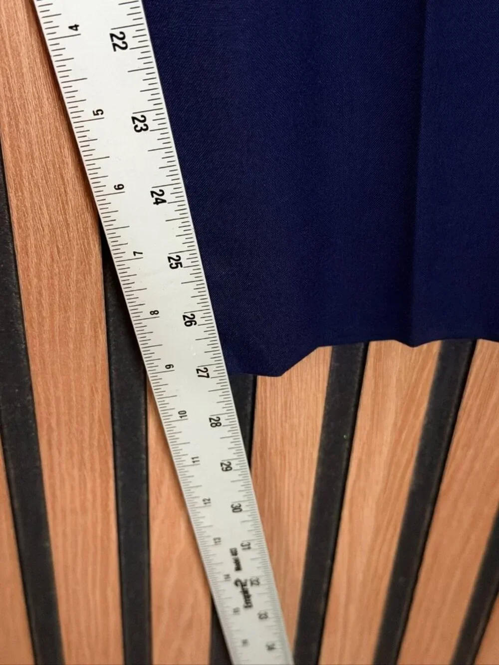 Abercrombie & Fitch Dress Pants 32 x 30 Mens Blue Navy Flat Front Trousers